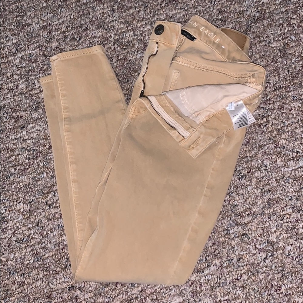 Hi-Rise Khaki Jeggings